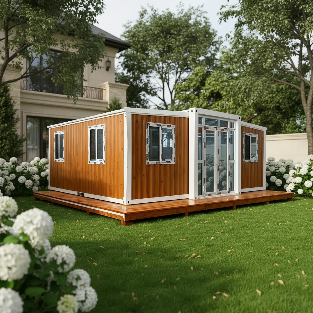 Customized Steel Structure Modular Building Residential Activity Two-bedroom Bathroom Kitchen Prefabricated House