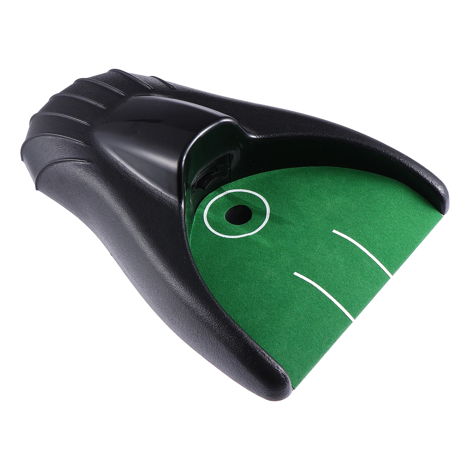 

Golf Ball Returner Automatic Putter Trainer Black Plastic Training Equipment Golf Practice Tool