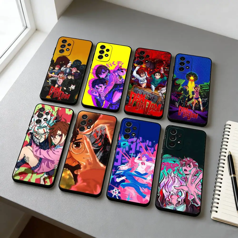 

D-Dandadan Anime Phone Case For Samsung S25,S24,S21,S22,S23,S30,Ultra,S20,Plus,Fe,Soft Silicone Black Cover