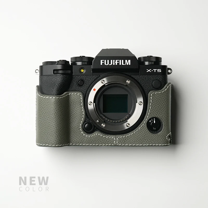 Mr.Stone voor Fujifilm X-T5 cameratas beschermhoes xt5 camera bodysuit XT5 camera handgemaakte lederen cameratas