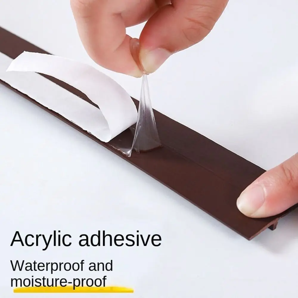 Rolha de rascunho de porta com redução de ruído, autoadesiva, prevenção de insetos, descascamento de tempo, 100cm, tira de vedação inferior da porta espessada