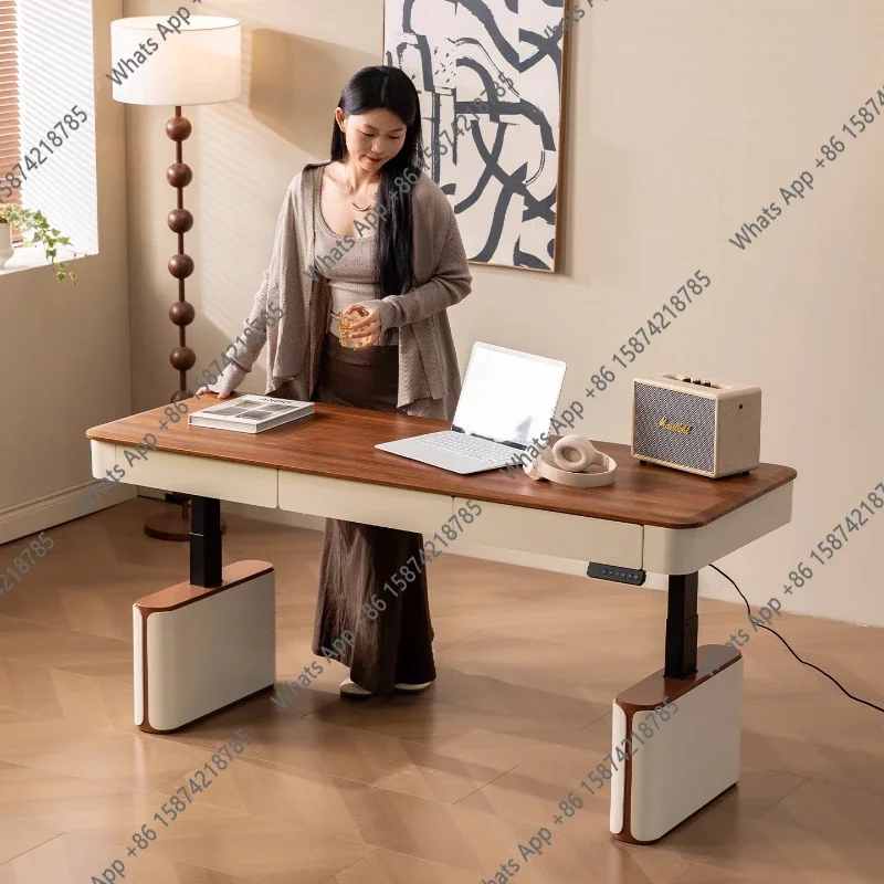 N62 C 120 140 160 180 Cm Modern Multifunctional Lifting Desk Room Desks Gaming Table Computer Desk Office Tables Study Desks Fur view 3