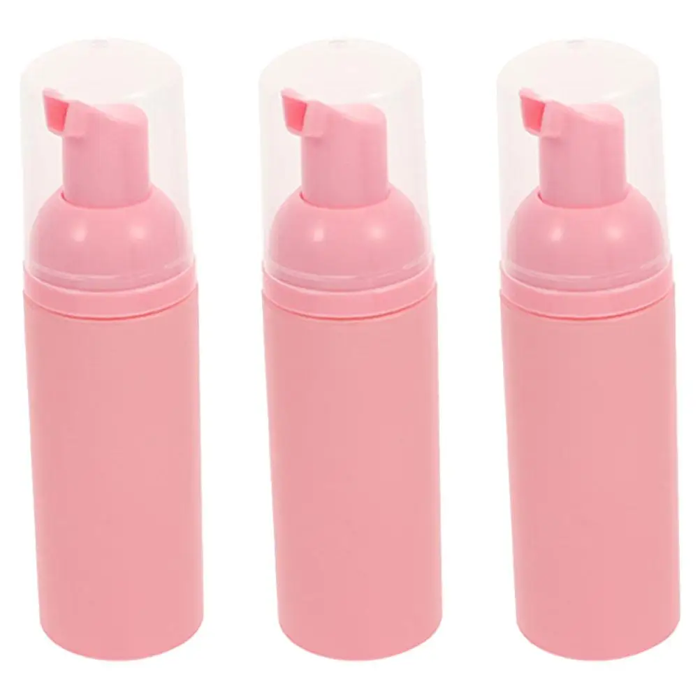 

60ml Pink Pump Bottles 3Pcs Travel Size Shampoo Soap Dispenser Travel Shampoo Bottles Durable Portable Bathroom Kitchen Use