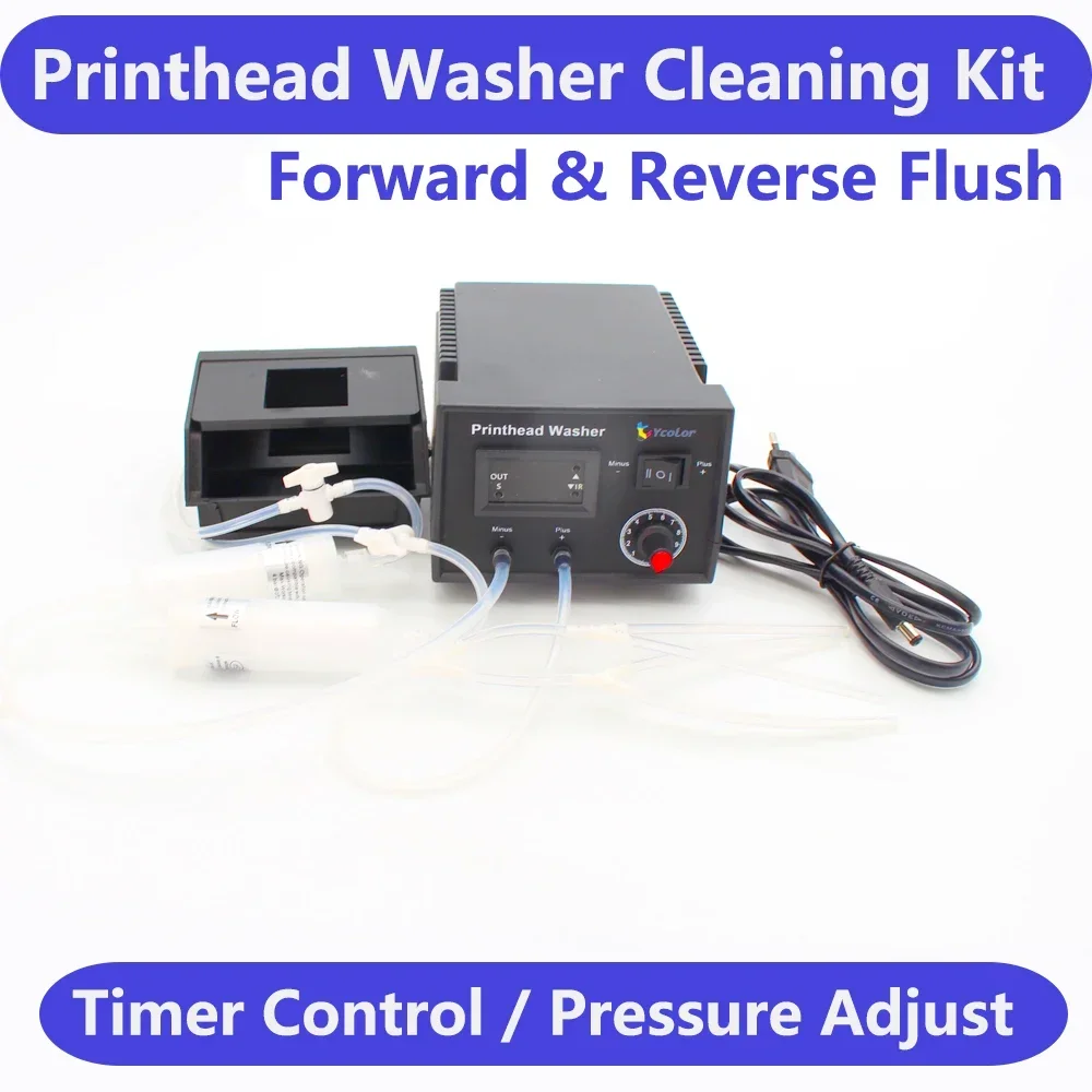 DTF testina di stampa rondella Cleaner Flush Machine Clean Kit Flusher per Epson L1800 L805 1390 XP600 DX6 i3200 testina di stampa sblocco sblocco