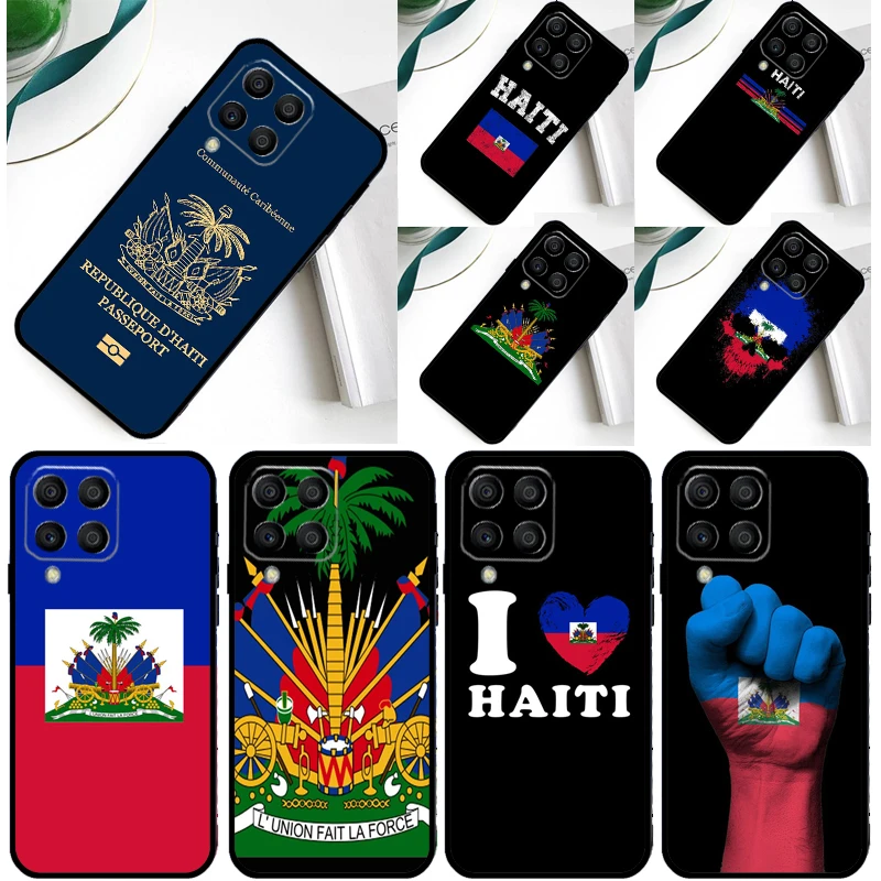 Haiti Haitian Flag Cover For Samsung Galaxy M11 M51 M31 M33 M13 M23 M53 M15 M55 M14 M34 M54 M20 M32 M52 Case