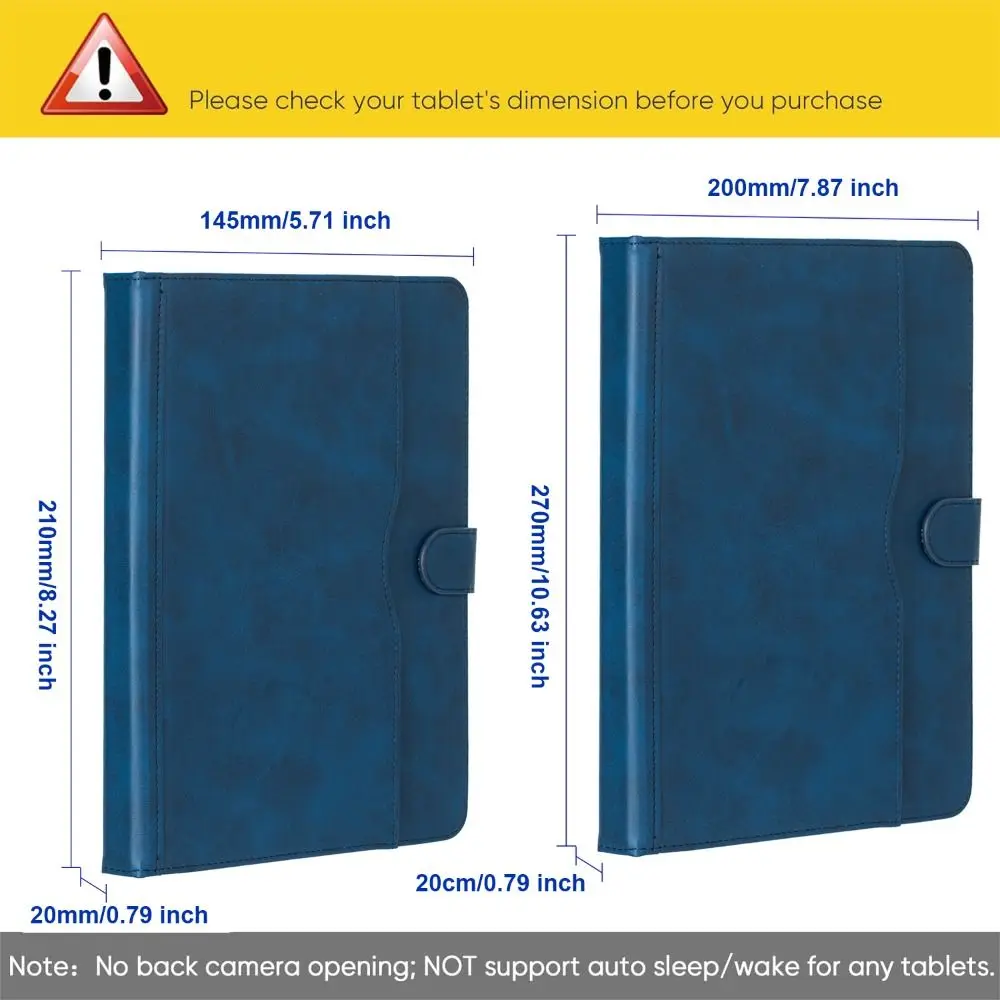 Funda Universal para tableta de 7/8/9/10 pulgadas, a prueba de golpes, con visión multiángulo, funda con soporte para tableta de cuero PU para Samsung/Huawei/Xiaomi
