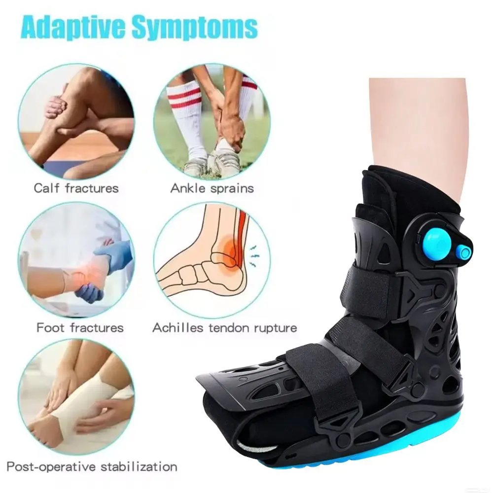 Adjustable Orthopedics Walking Boot-Medical Air Walker Fractures Boot-For Achilles Tendonitis/Broken Foot/Sprained Ankle Support