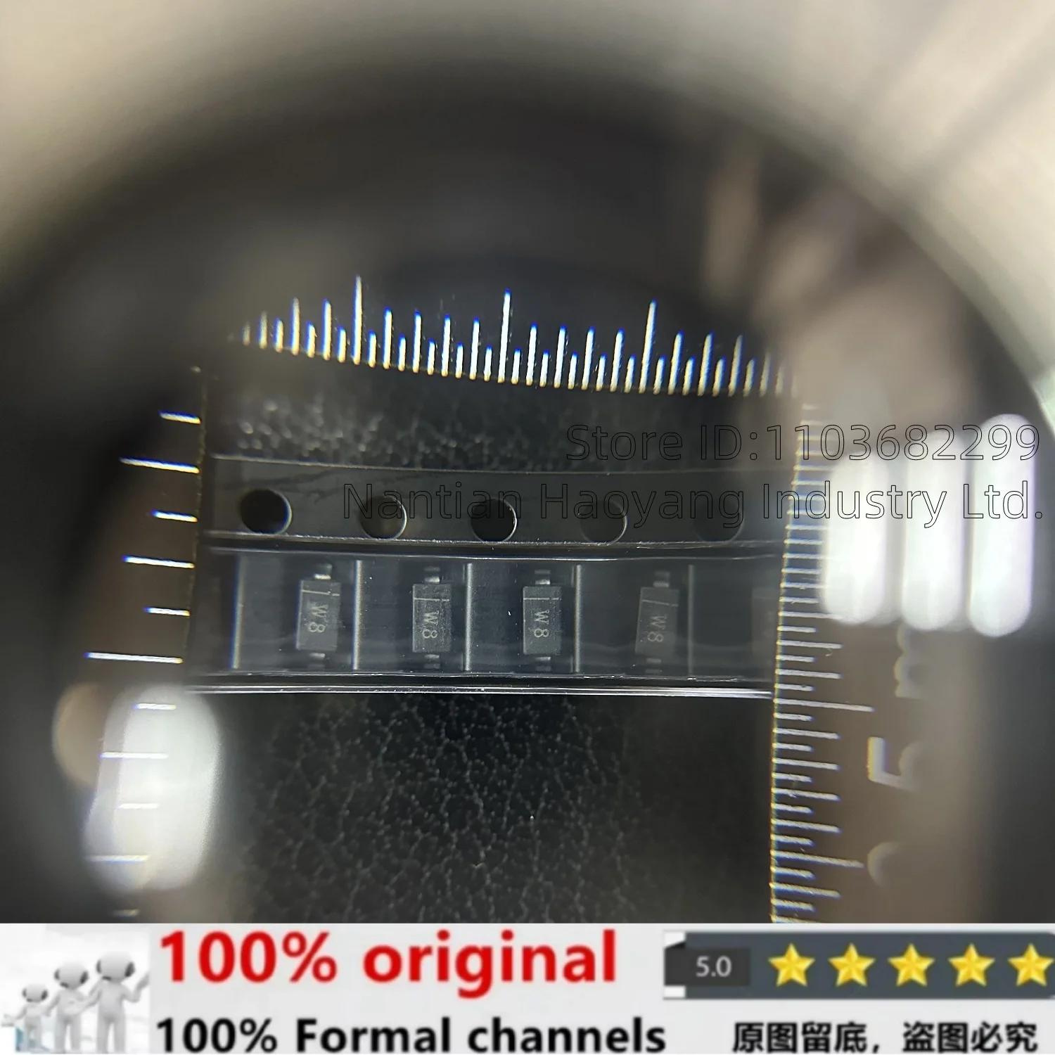 Original Only with Free Shipping 50pcs/100pcs/200pcs/Lot BZT52C5V1 BZT52C5V1-13-F