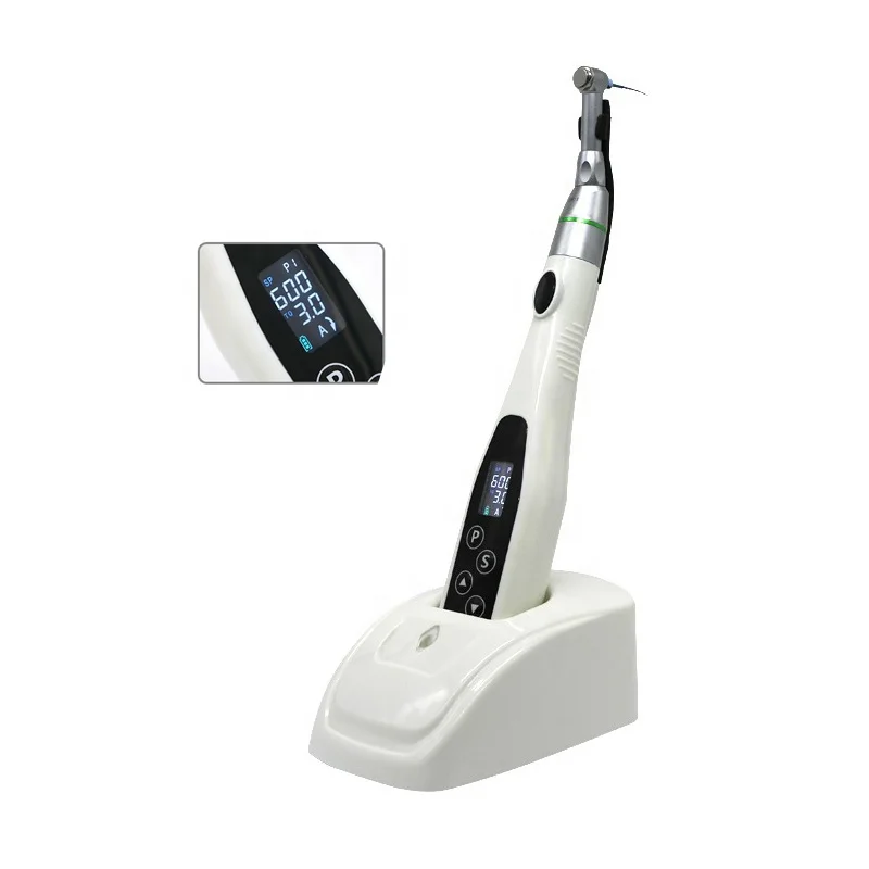 

Wireless Cordless Den tal Treatment Instrument with 16:1 Contra Angle 7 Programs Den tal endo motor