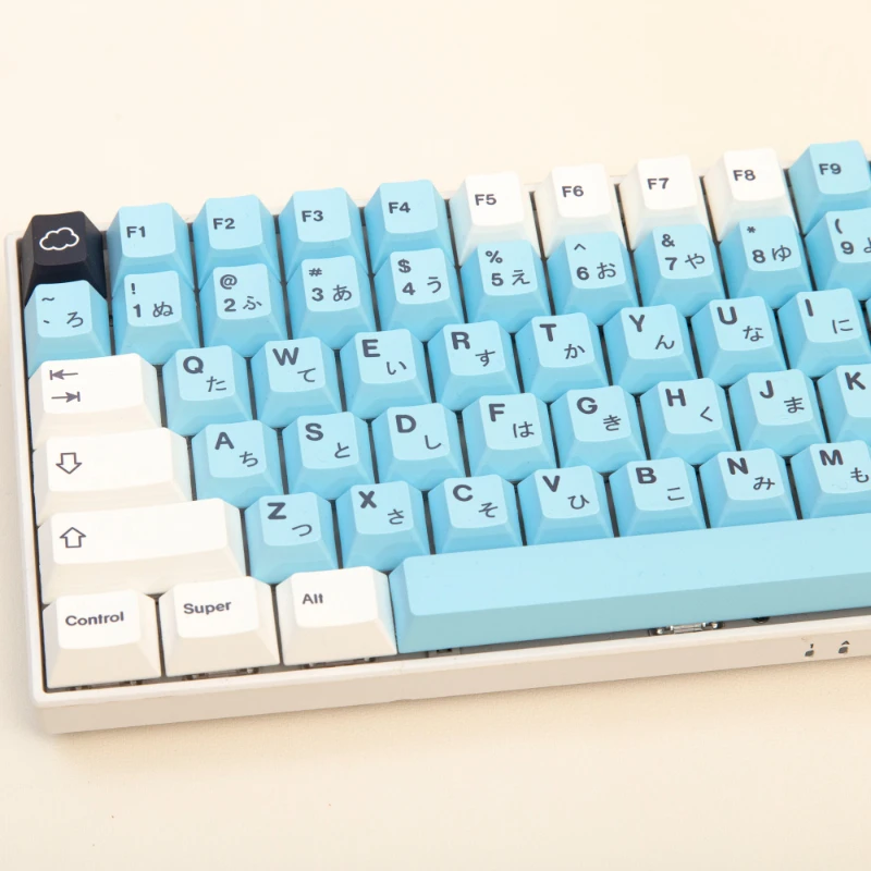 Gmk 141 tasten/set nimbus keycaps kirsch profil pbt farbstoff sublimation schlüssel kappe japanisch für mx schalter mechanische tastatur