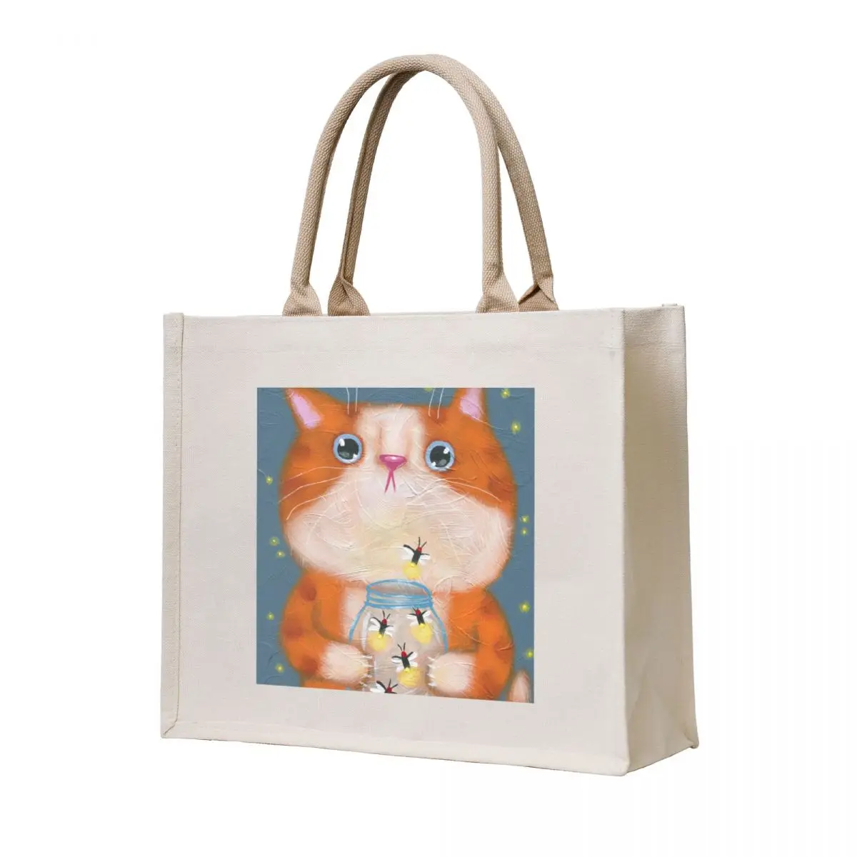 

Catching Fireflies Tote Bag shopping cart bags Canvas bag for women eco pack
