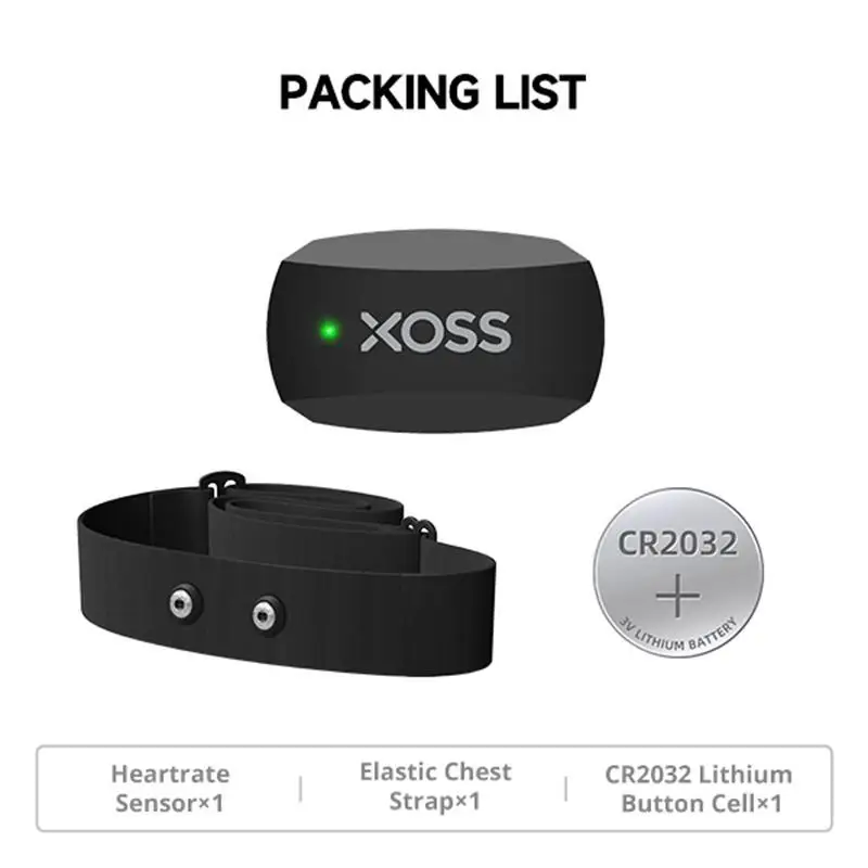 Xoss X2 Heart Rate Monitor Dual Mode Bluetooth Ant Plus Compatible With Cycling Running Bike Computer Smartphone Accessory view 6