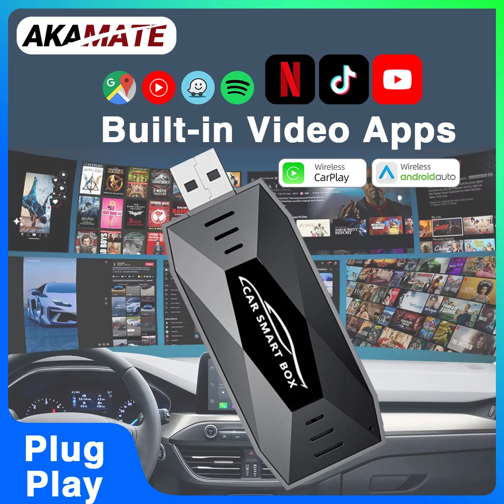 aiボックス-carplay-android-autoアダプター-netflix-youtube動画再生対応-wifi-bluetooth-ワイヤレスcarplay-usb-type-c