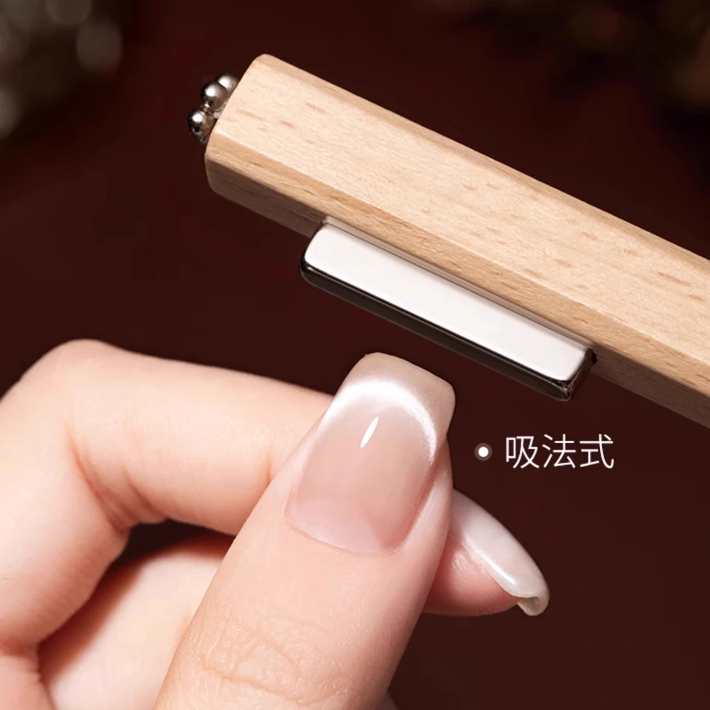 3 in 1 다기능 캣아이 마그넷 네일아트 디자인 강력 두꺼운 마그네틱 스틱 대형 원통형 마그네틱 펜 네일 도구