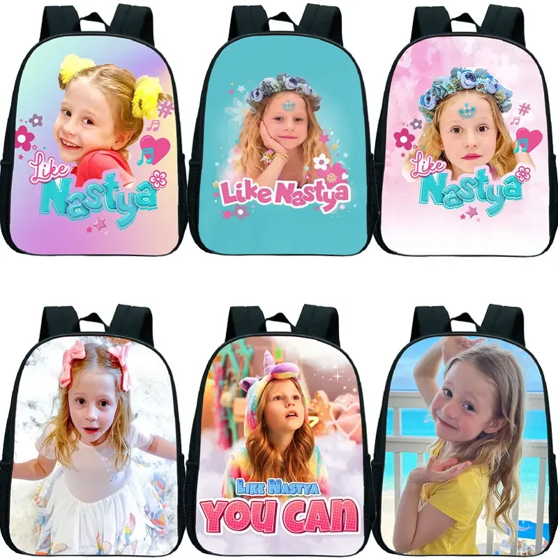 

Like Nastya Print Backpack Kids Kindergarten Backpacks Children's Kawaii School Bag Girls Schoolbags Mini Knapsack Mochila