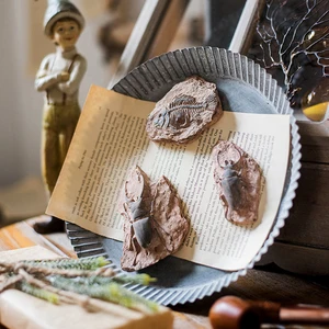 Reptilien- und Kriechterrarium für Kind, fossile Harzharz, Landschaft dekorativer Behälter, 1PC 8 Hauptverkäufe fossiler Harz - №8