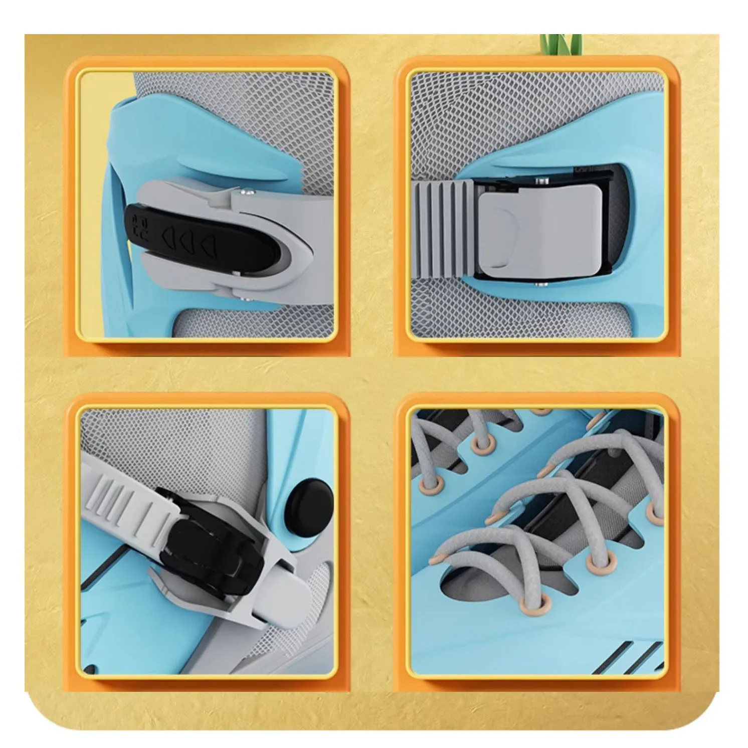 Children Kangaroo Bounce Shoes Roller Skating Shoes 2 In 1 Jump And Skate Include Safe Sets