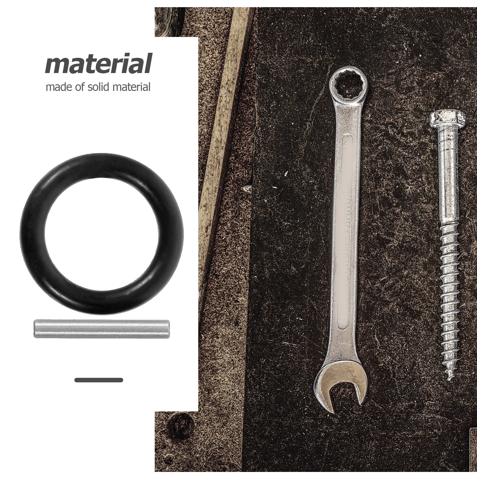 

6 set 6 Sets Electric Wrench Sockets 8-19mm Small Rubber Pins Retainer Rings for Torque Wrench Tool Parts Stainless Steel