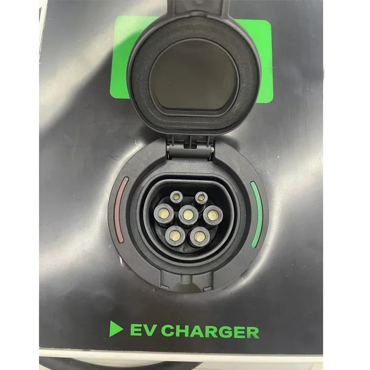 الحمل الديناميكي التجاري موازنة صندوق شاحن كهربائي ، EV محطة شحن المقبس دون كابل ، 22Kw 32A ، Ocpp1.6