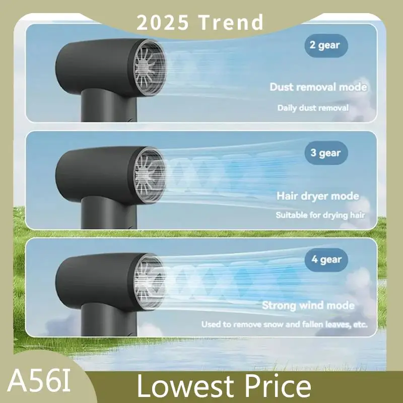 

ABDD New 100000RPM Portable Brushless Motor Violent Fan Handheld High-Speed Turbo Jet Fan Outdoor Blower Super Powerful