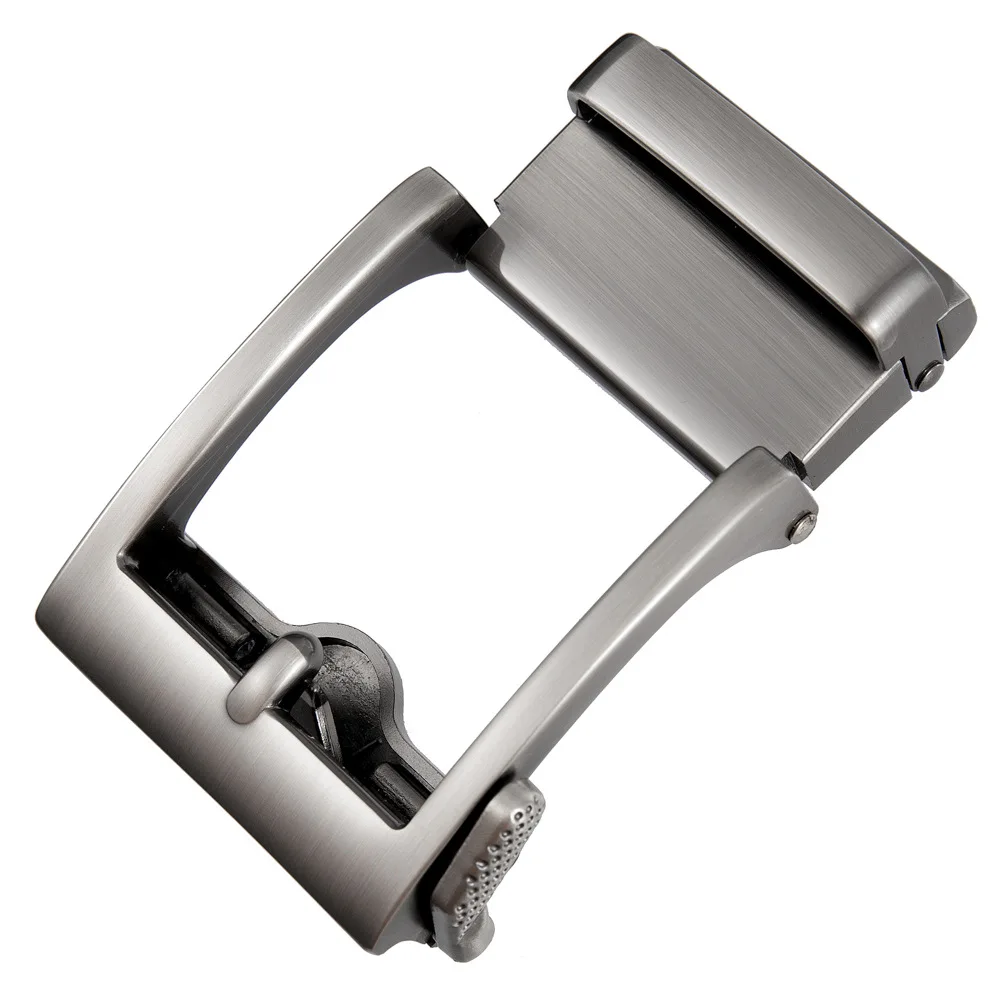 Sabuk Pria Kulit Asli Model Otomatis dengan Gesper 3.5cm, Sabuk Pria Autentik, Sabuk Trendi, Ceinture Desainer Fashion