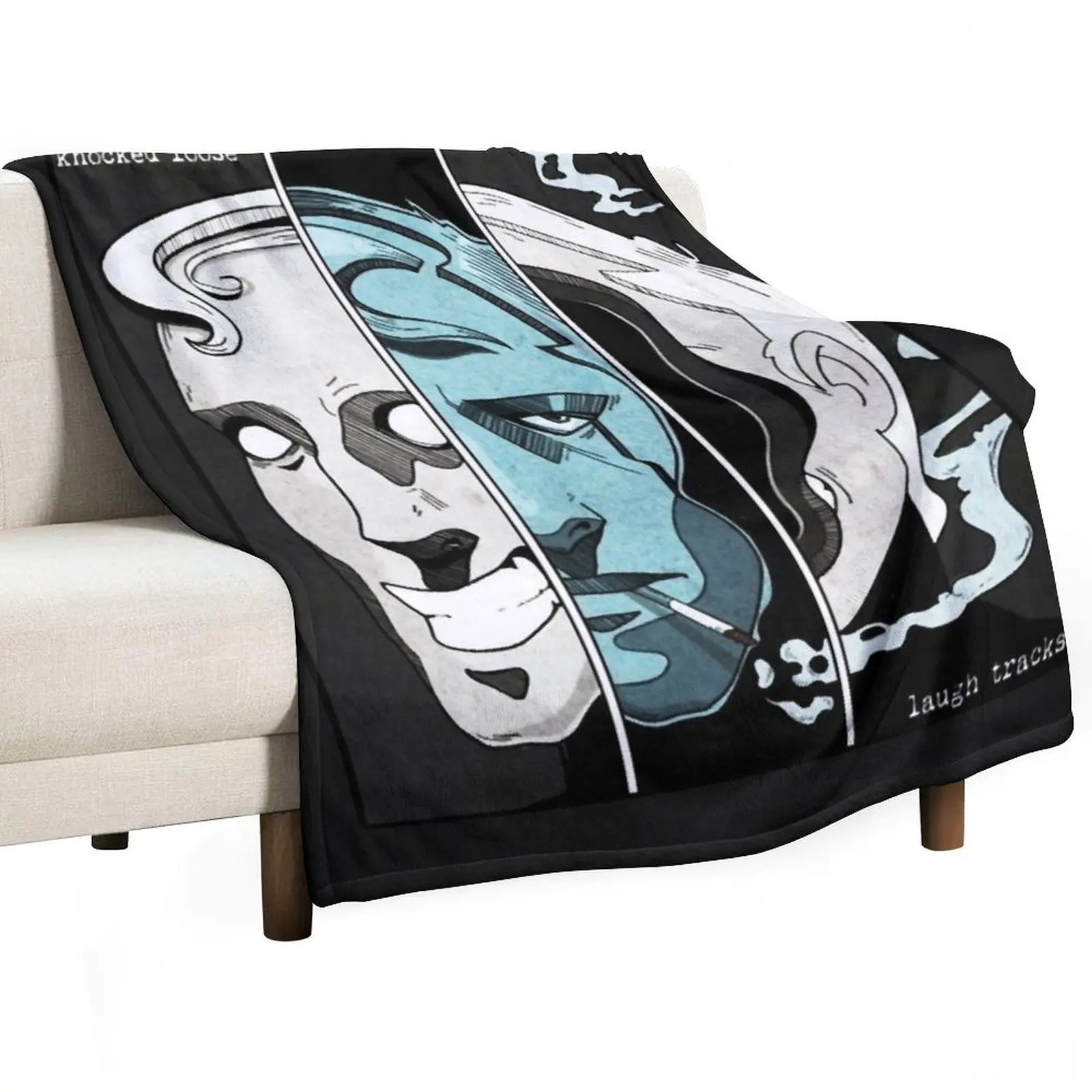 

Knocked loose hadcore punk band popular Throw Blanket Hairy Blankets For Sofas Luxury Blankets