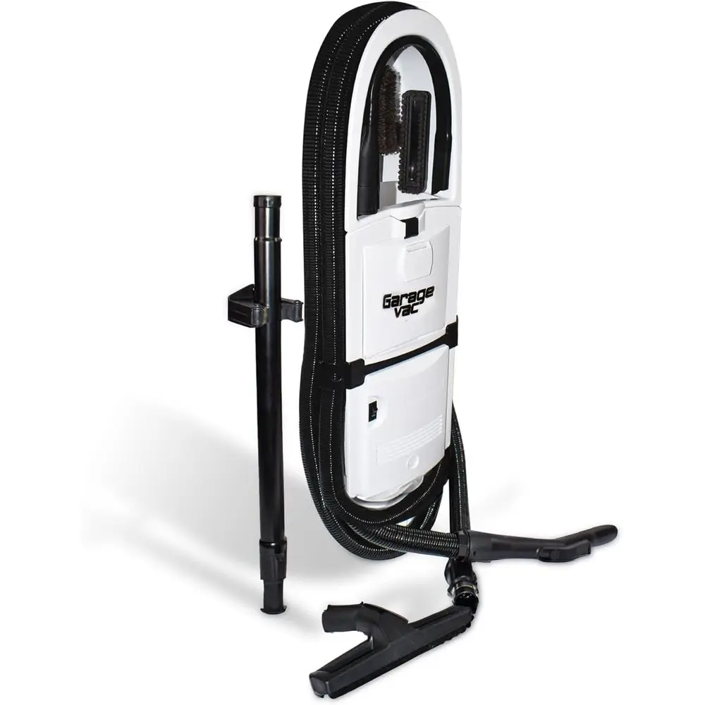 

Vacuum Cleaner for Workshop, 1 Gallon Garage Vacuum Wall Mounted, Stretch Hose Shop Vacuum for RVs, Boats, Cabin