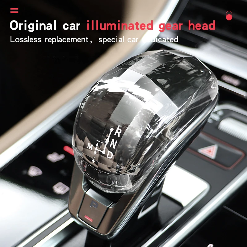 

Suitable For Porsche Panamera Crystal Gear Head Shell Gear Head Decorative Cover Panamera Modified Interior