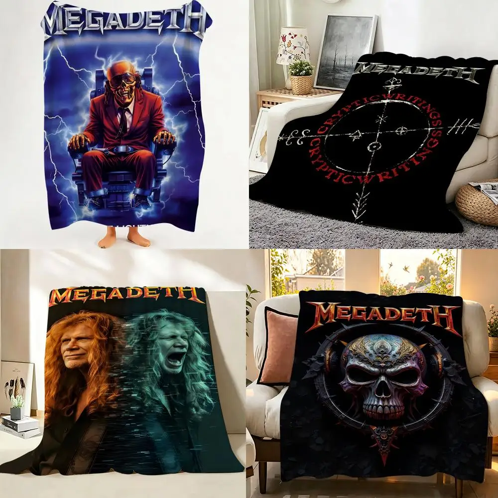 

Music M-Megadeth Throw Flannel Throw Blanket Suitable for Sofa、Living Room、Bedroom
