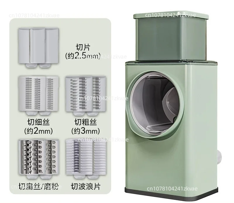 Cortador de vegetais doméstico limpador de seda multifuncional rolo fatiador triturador de batata processador de alimentos picador de vegetais