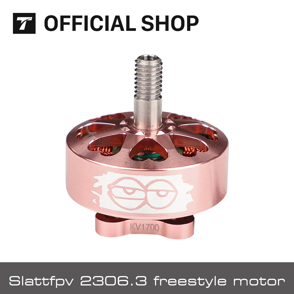 T-motor Slatts 2306.3 1700KV / 2500KV Pink freestyle motor For Bando Rc Drone DIY Parts