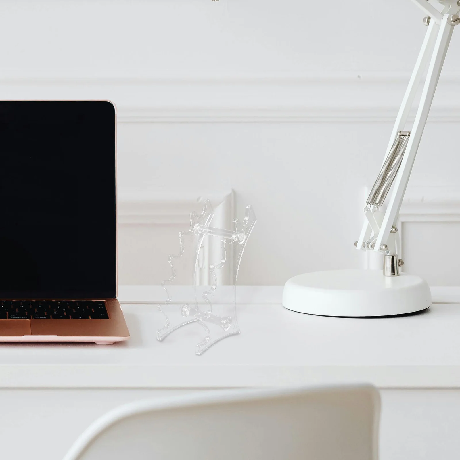 

2Pcs Pen Holder Plastic Desktop Organizer Storage Rack for Stationery Cosmetics Eyebrow Pens Vertical Display Shelf Detachable