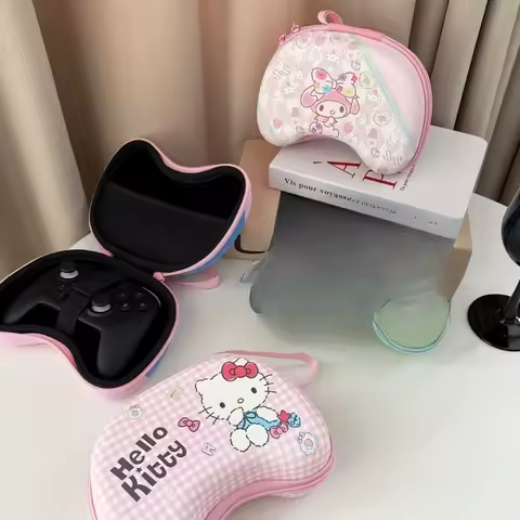 Sanrio Kawaii Game Controller Carry Case for Switch Pro PS4 PS5 Xbox Betop Shockproof Protective Hard Shell Travel Storage Bag