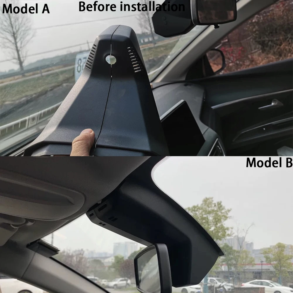 for Peugeot 508 R83 3008 P84 5008 P87 Citroen C4 C5 Aircross DVR Dash Cam OEM Front Rear Camera Video Recorder Wifi Recording