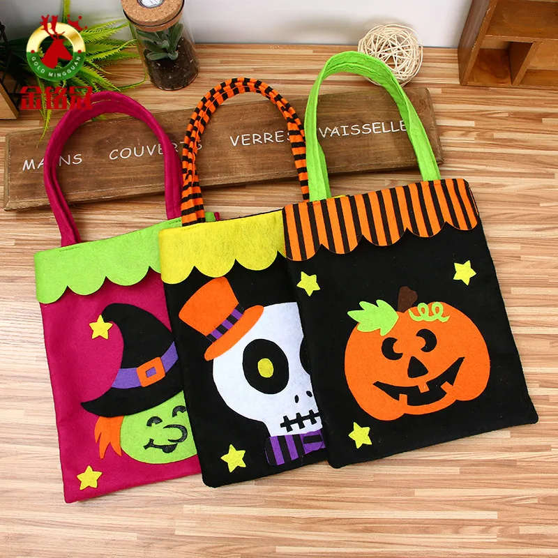 

Halloween Decoration Pumpkin Candy Bag Ghost Festival Tote Bag Party Decoration