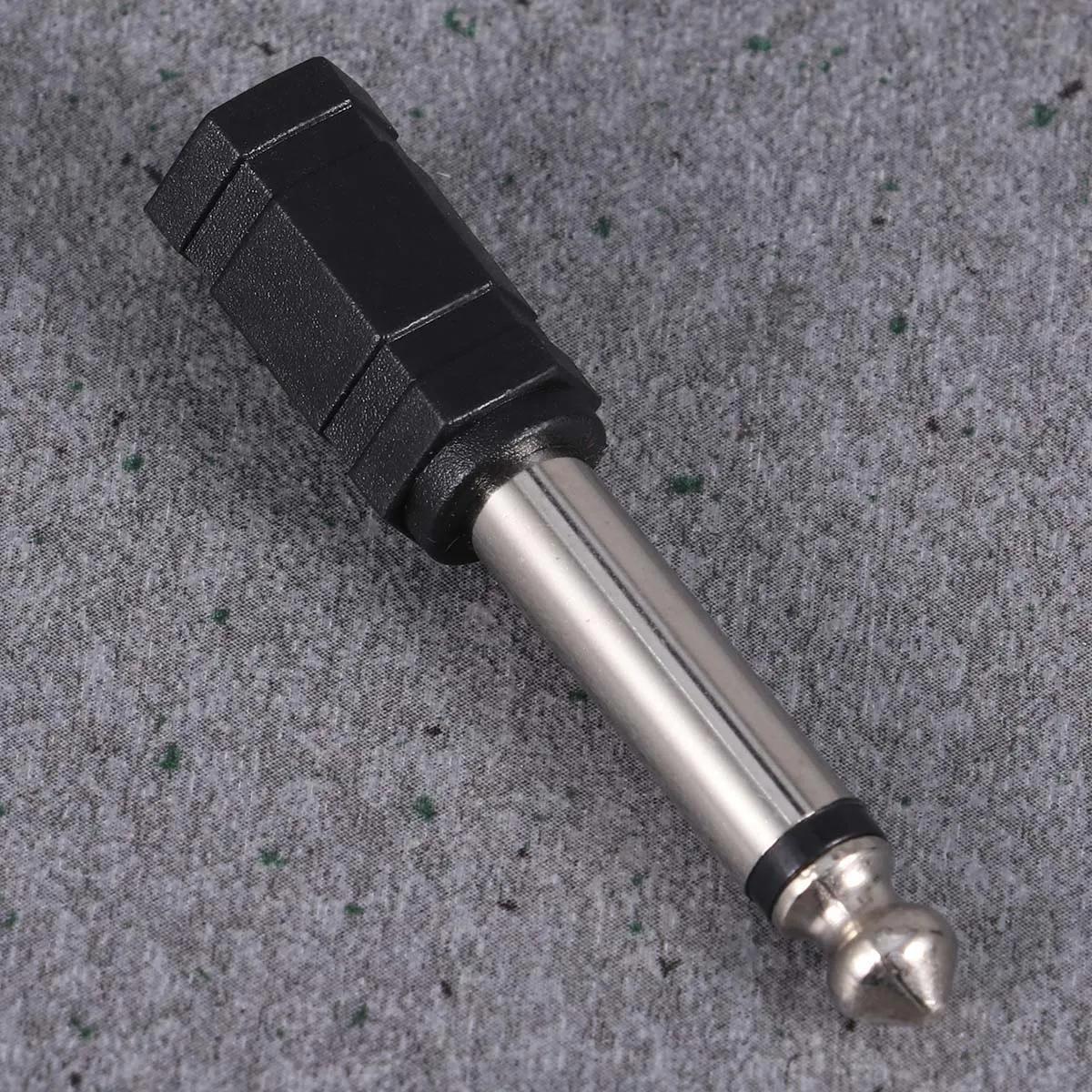 

12pcs 6.35mm to 3.5mm Audio Converter Mono Plug Jack Adapter Connector for Professional Sound Equipment