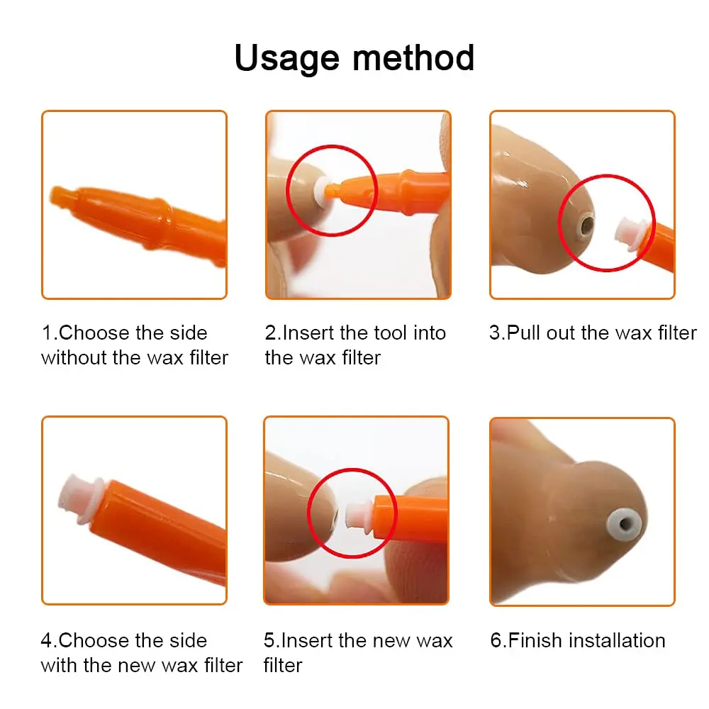 40 Pcs Starkey Wax Guard Filters Cleaning Tool Accessories Hearing Aid Wax Guard Filters (1.5mm) for Starkey Hear Clear Hearing
