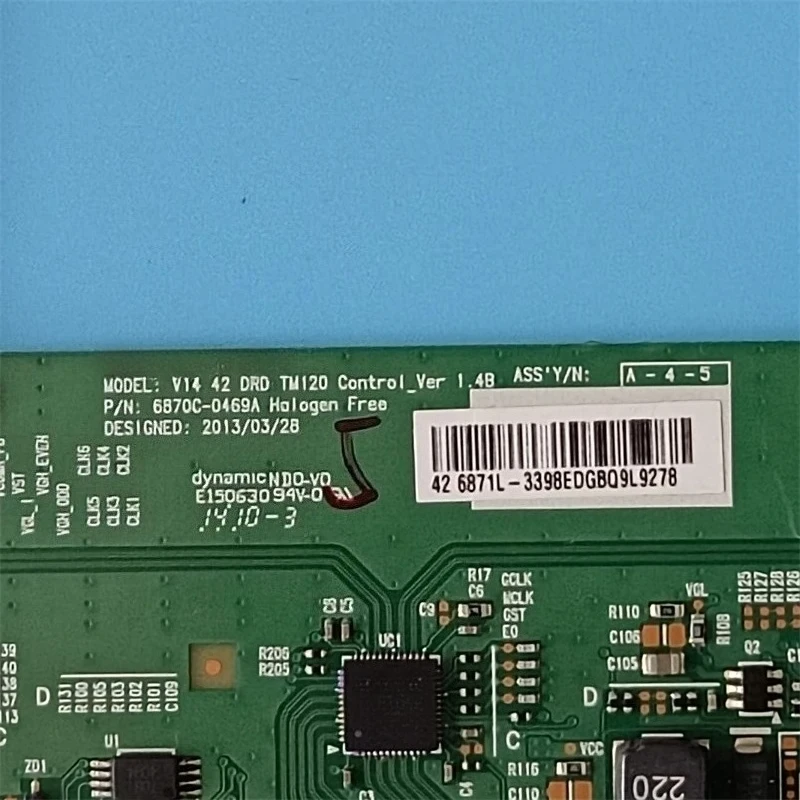 6870C-0469A 6871L-3398E ل T-CON مجلس 6871L-3398C 6871L-3398G 6871L-3398A 6871L-3398B 42HYT42U V14 42 DRD TM120 المنطق مجلس