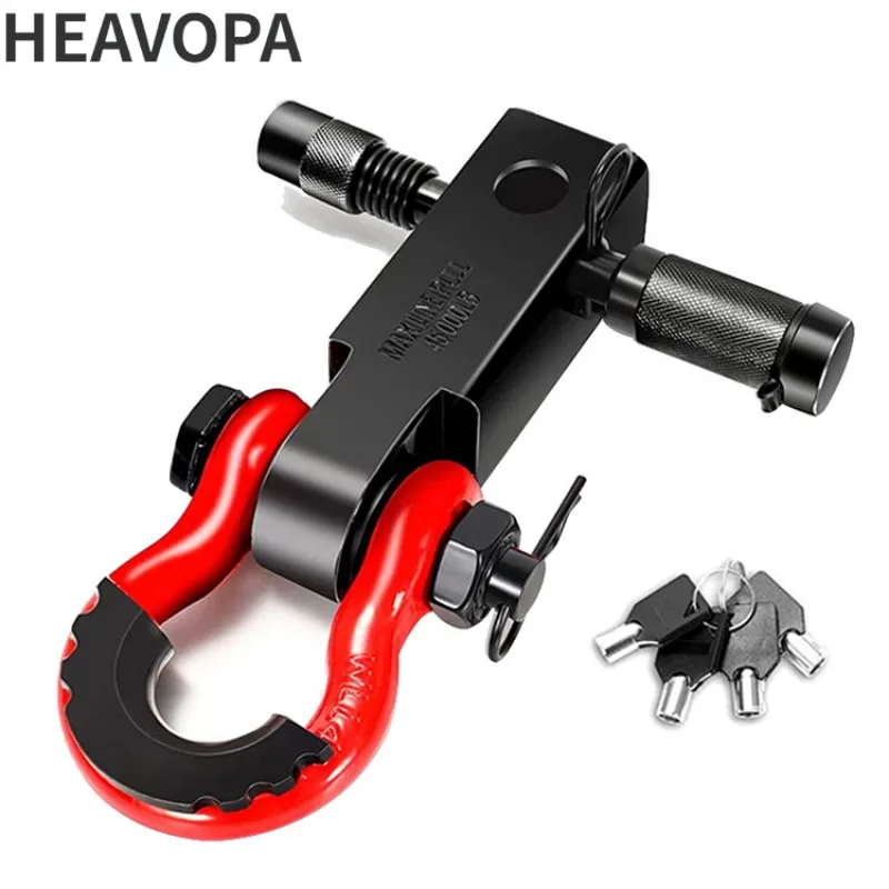 Modified off-road utility vehicle Accessories 2-inch trailer arm trailer shackle strap lock set Rescue trailer hook