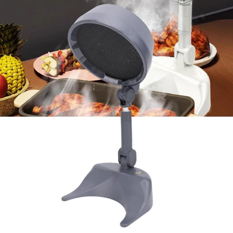 

Портативная складная вытяжка для кухни, вентилятор для использования в помещении, для барбекю, хот-пота, автодома, квартиры, с низким уровнем шума