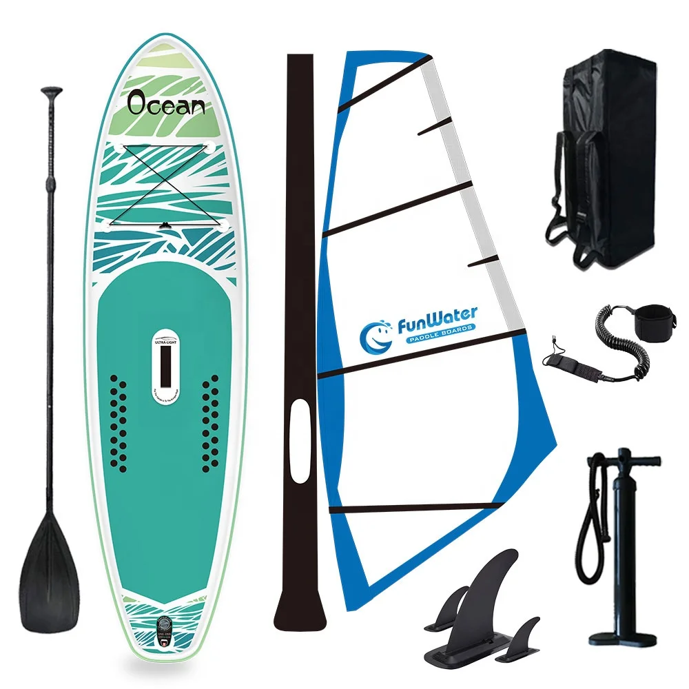 

Factory OEM Wholesale Custom CE Inflatable Wind Surf Boards Windsurfing Board With Sail Windsurf Sail Wind Surf Foil