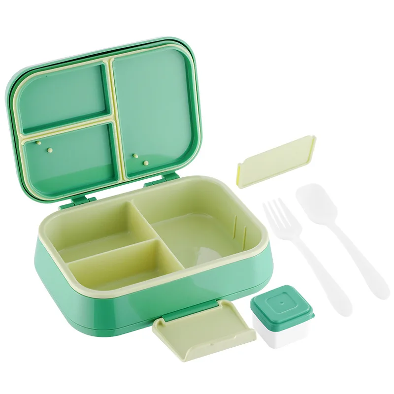 Student Fruit Salad Box Children\'s Compartmented Sandwich Lunch Box Adult Sealed Lunch Box