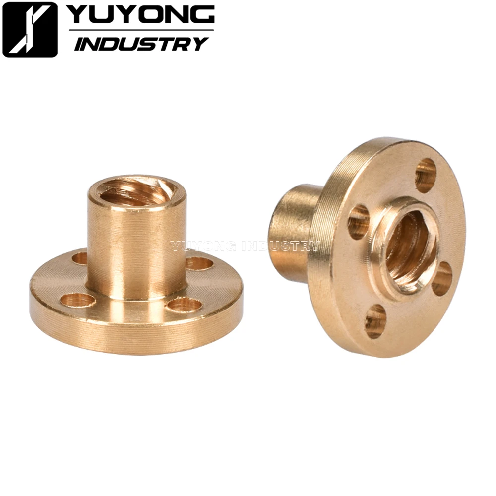 1pc TR8 ACME BRASS NUT for TR8x2/TR8x4/TR8x8 lead screw for Reprap 3D printer and CNC mill