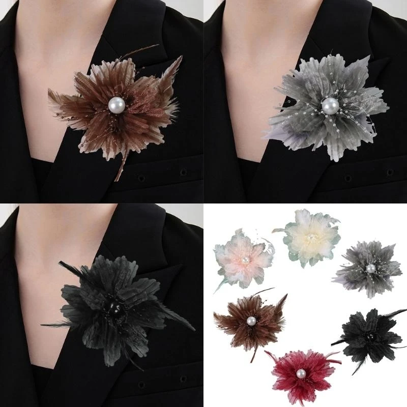 

R1WE Handcraft Organza Appliques шелковой цветок для ремесленного проекта Материалы
