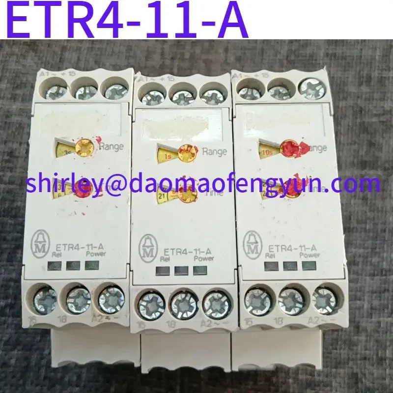 

Used ETR4-11-A time relay delay switch