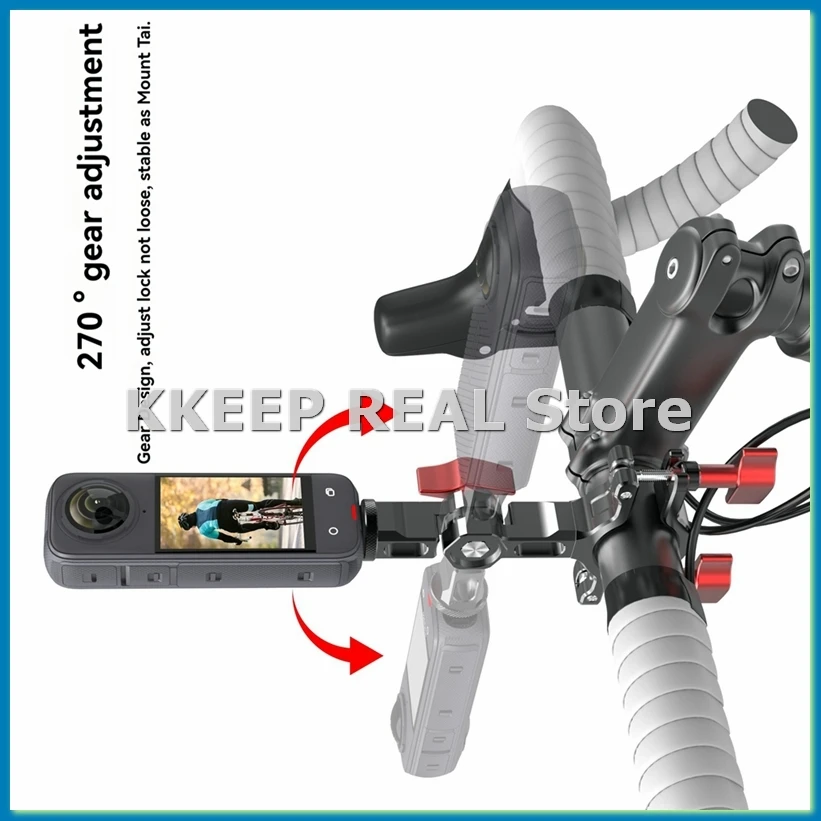 

270 ° Зажимной кронштейн для камеры велосипеда, зажим для штатива для мотоцикла, крепление для A79U