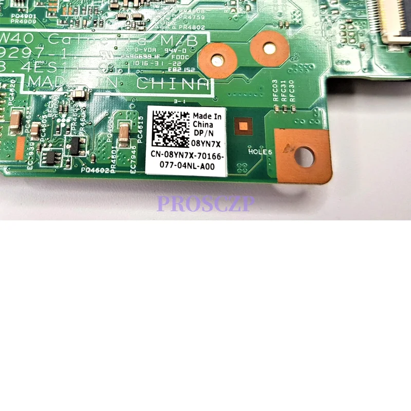 

CN-0KDVWC For Dell Vostro 3400 V3400 Laptop Motherboard 0KDVWC CN-08YN7X 48.4ES11.011 Main Board HM57 DDR3 Free cpu