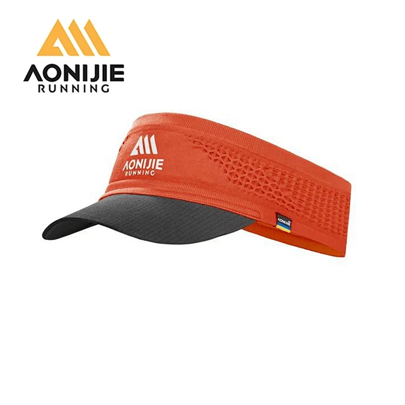 AONIJIE Women Men Outdoor Empty Top Caps Running Sun Visor Hats Elastic Baseball Caps for Sport Sun Protection E4619