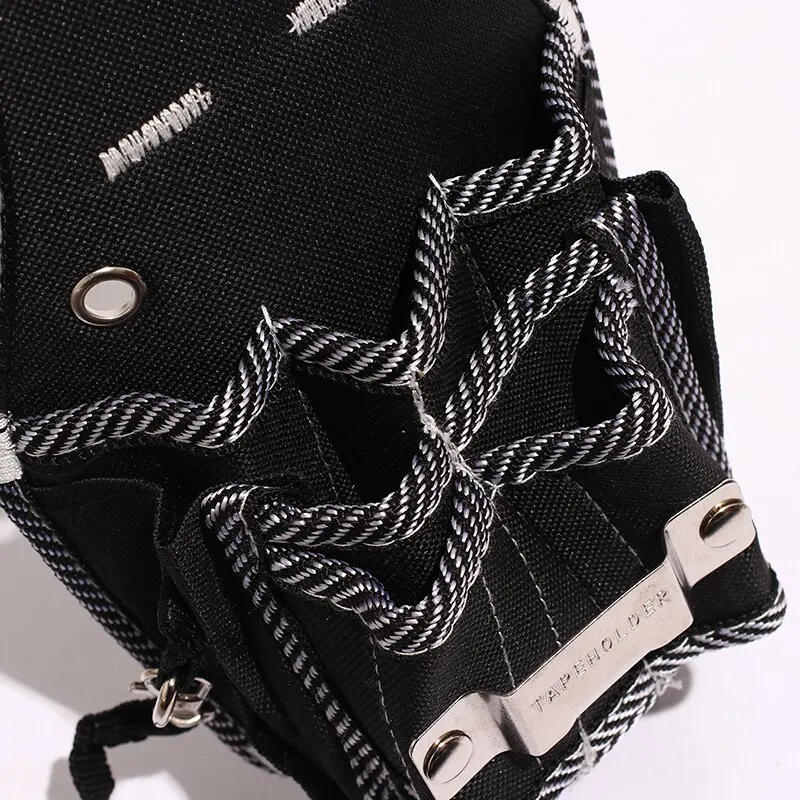 Imagem -06 - Multifuncional Nylon Tecido Ferramenta Bolsa Chave de Fenda Titular Kit Eletricista Cintura Pocket Case Belt Case