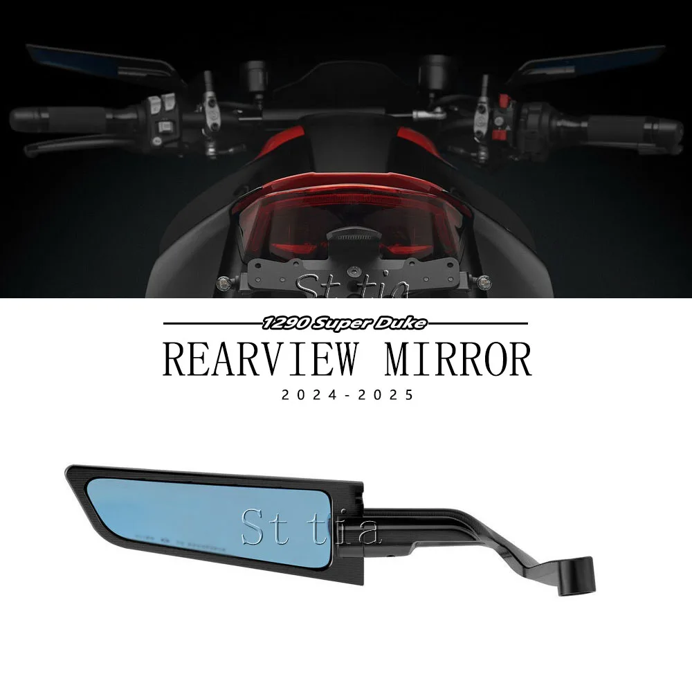 Für 1390 Super Duke R 1390 SUPER DUKE Motorrad Stealth Winglets Seitenansicht-Spiegel Rückspiegel Verstellbare Aluminium-Spiegel